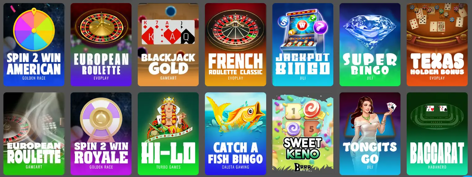 PickWin games