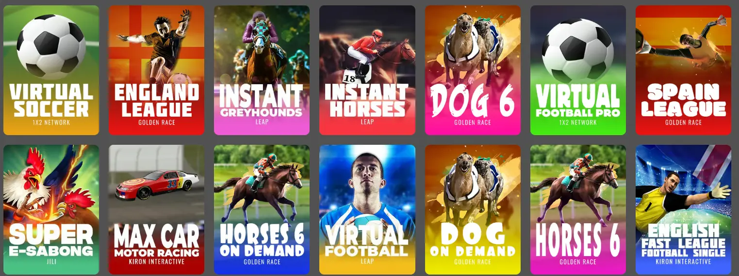 PickWin virtual games